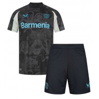 Camiseta Bayer Leverkusen Florian Wirtz #10 Tercera Equipación para niños 2024-25 manga corta (+ pantalones cortos)